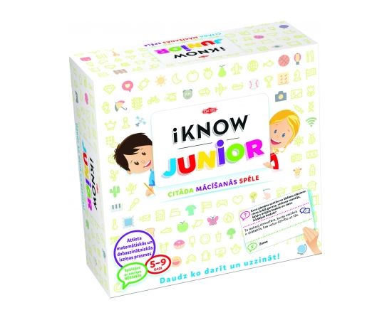 TACTIC Настольная игра IKNOW Джуниор (на латышском яз.)