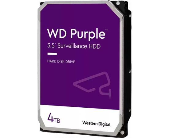 Western Digital WD Purple 4TB 256MB SATA 6Gbps HDD Video Surveillance