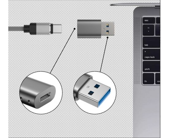 Swissten Adapteris USB-A / USB-C