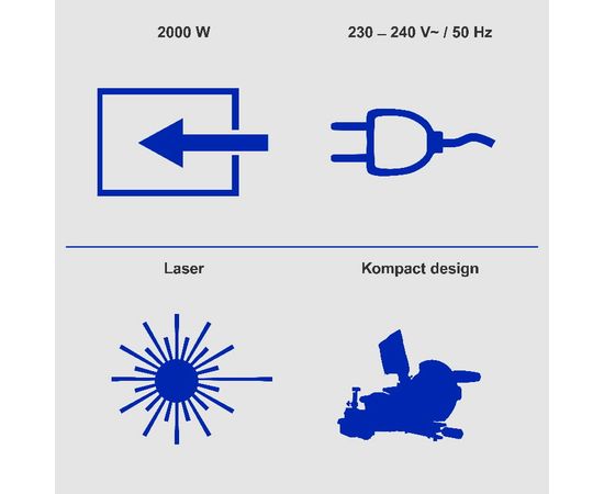 Scheppach Leņķzāģis HM216 + zāģa asmens