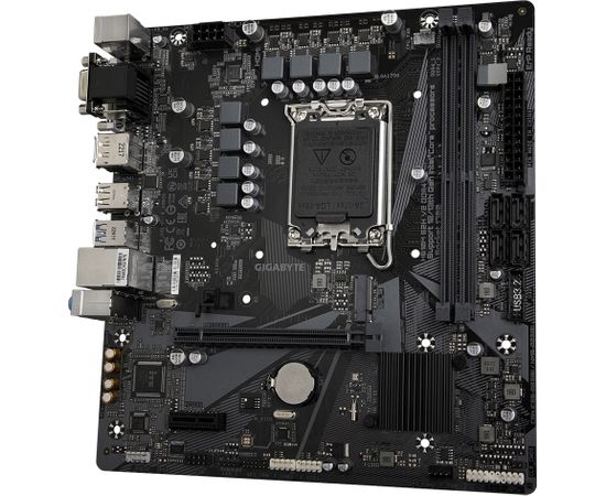 Gigabyte H610M S2H V2 DDR4 Processor family Intel, Processor socket  LGA1700, DDR4 DIMM, Memory slots 2, Supported hard disk drive interfaces 	SATA, M.2, Number of SATA connectors 4, Chipset Intel H610 Express, Micro ATX