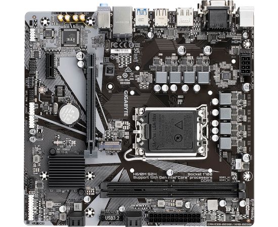 Gigabyte 	H610M S2H Processor family Intel, Processor socket  LGA1700, DDR5 DIMM, Memory slots 2, Supported hard disk drive interfaces 	SATA, M.2, Number of SATA connectors 4, Chipset Intel H610 Express, Micro ATX Mātes plates
