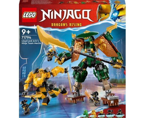 LEGO Ninjago Drużyna mechów ninja Lloyda i Arina (71794)