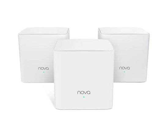 Tenda NOVA MW5G(3-PACK) mesh wi-fi system Dual-band (2.4 GHz / 5 GHz) Wi-Fi 5 (802.11ac) White 2 Internal