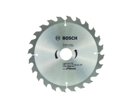 Griešanas disks Bosch 2608644613; 190x30 mm; Z24; 10 gab.
