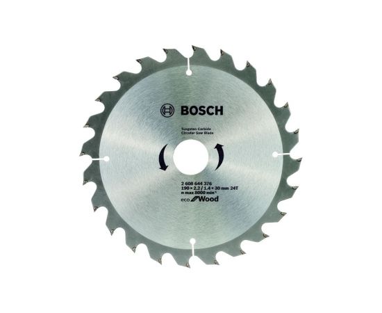 Griešanas disks Bosch Eco for Wood 2608644373; 160x20 mm; Z24