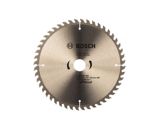 Griešanas disks Bosch Eco for Wood 2608644382; 230x30 mm; Z48