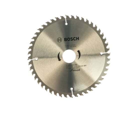 Griešanas disks Bosch Eco for Wood 2608644380; 200x32 mm; Z48