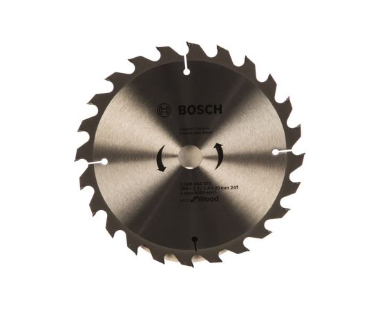 Griešanas disks Bosch Eco for Wood 2608644375; 190x20 mm; Z24