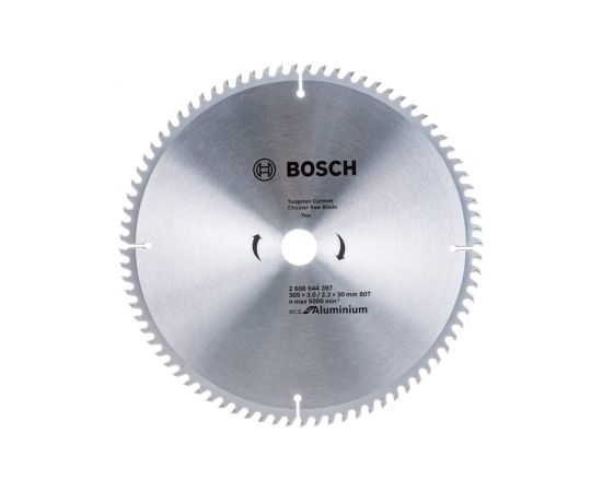 Griešanas disks Bosch Eco for Aluminium 2608644397; 305x30 mm; Z80