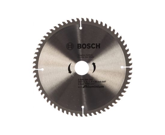 Griešanas disks Bosch Eco for Aluminium 2608644391; 210x30 mm; Z64