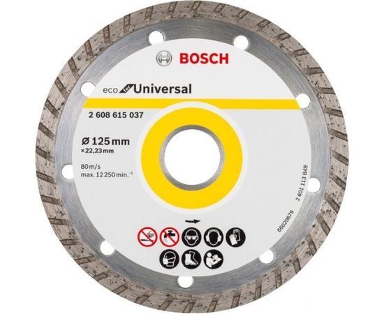 Dimanta griešanas disks Bosch 2608615037; 125x22,23 mm