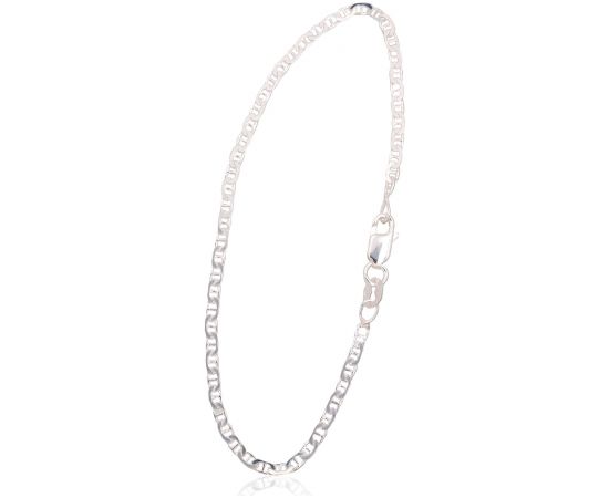 Серебряная цепочка Марина 2 мм, алмазная обработка граней #2400088-bracelet, Серебро 925°, длина: 18 см, 2 гр.