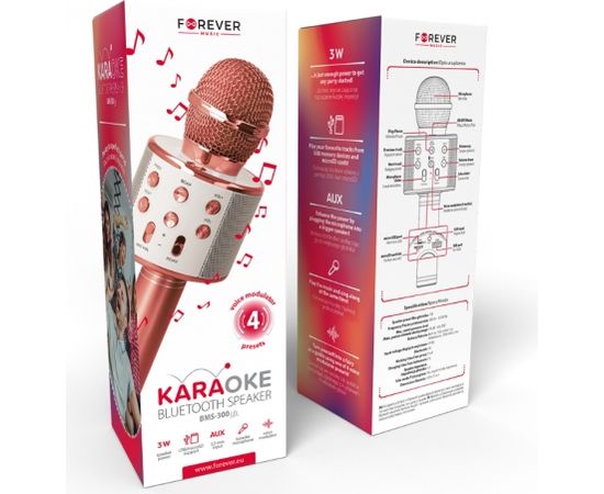 Forever BMS-300 Беспроводной микрофон с колонкой