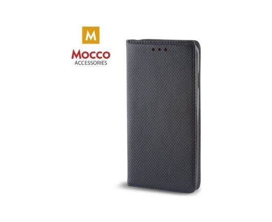 Mocco Smart Magnet Book Case Grāmatveida Maks Telefonam Apple iPhone 5 / 5S / SE Melns