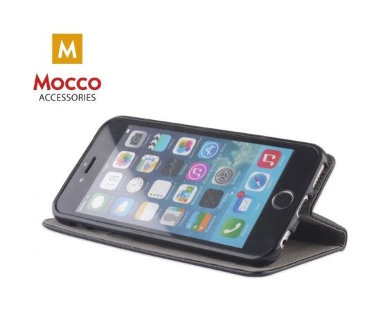 Mocco Smart Magnet Book Case Grāmatveida Maks Telefonam Samsung J320 Galaxy J3 (2016) Melns