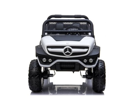 Bērnu elektromobilis "Mercedes Unimog", balts Bērnu elektriskās automašīnas