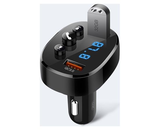 XO BCC03 FM Transmiter / Bluetooth / Auto Ladētājs / MP3 / 18 W