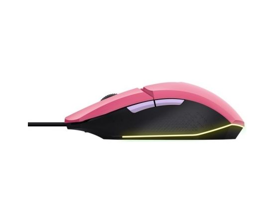 Trust Felox Gaming wired mouse GXT109P pink