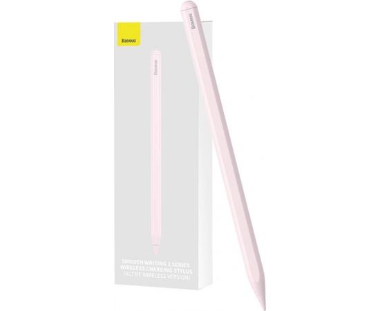 Wireless charging stylus for phone / tablet Baseus Smooth Writing (pink)