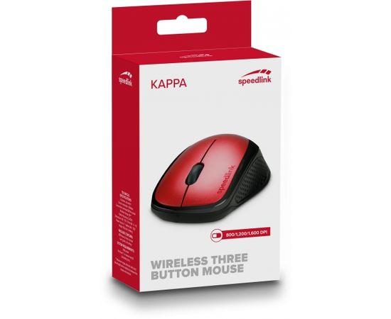 Speedlink mouse Kappa Wireless, red (SL-630011-RD)