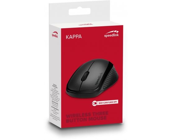 Speedlink mouse Kappa Wireless, black (SL-630011-BK)