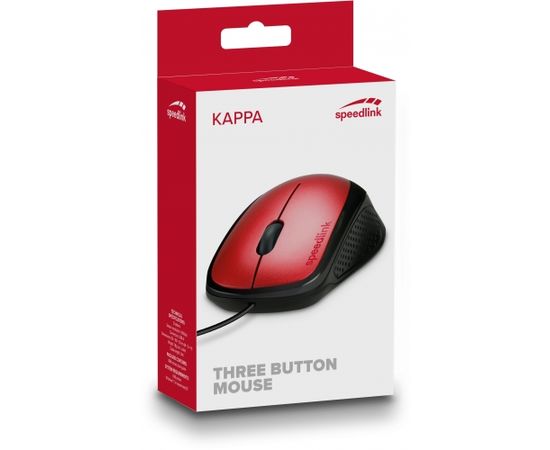 Speedlink mouse Kappa USB, red (SL-610011-RD)