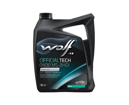 WOLF OFFICIALTECH 0W30 MS-BHDI 5L ACEA: C2-12, PSA B71 2312