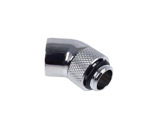 Alphacool Eiszapfen 45° angle adapter 1/4", chrome-plated - 17247