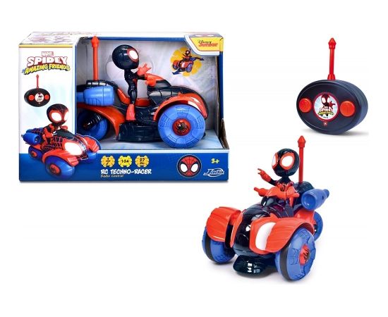 Dickie Jada Toys RC Miles Morales Techno Racer Toy Vehicle