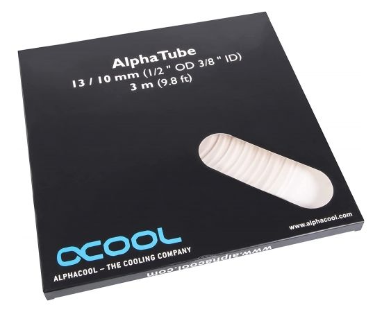 Alphacool AlphaTube HF 13/10 (3/8"ID) - Ultra Clear 3m, hose (transparent)