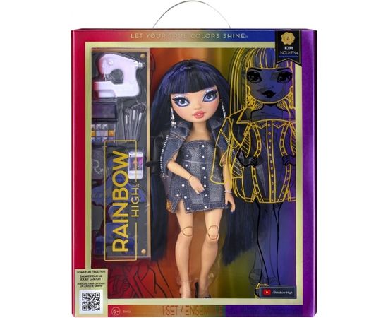 MGA Rainbow High Blue Fashion Doll- Kim Nguyen