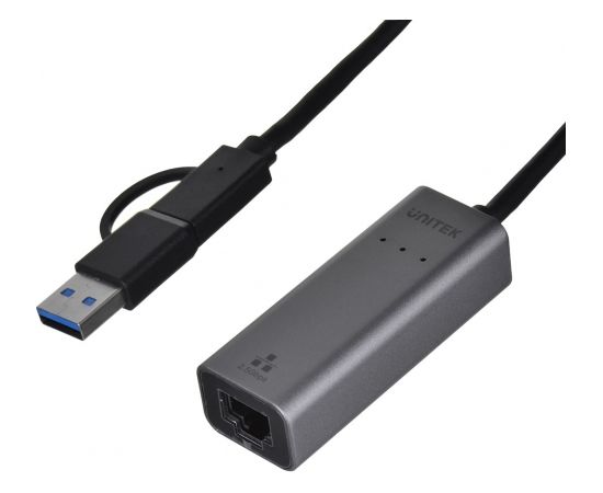 UNITEK ADAPTER USB-A/C - RJ45 2.5G ETHERNET (M/F)