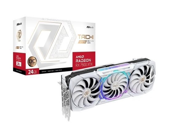 Asrock Graphics Card Radeon RX 7900 XTX Taichi White OC