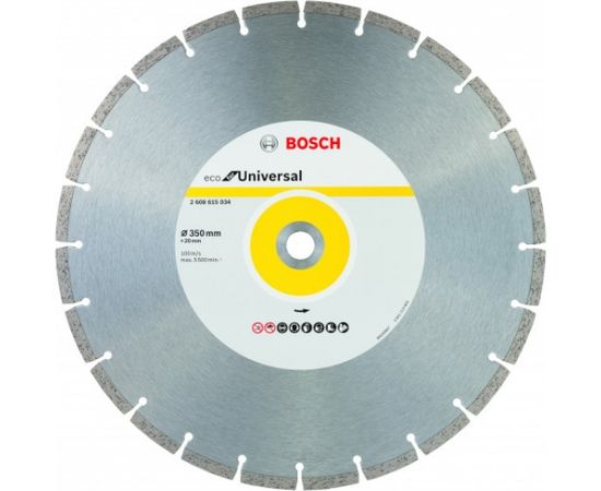 Dimanta griešanas disks Bosch 2608615034; 350x20 mm