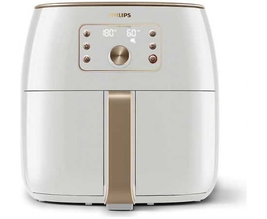 Philips HD9870/20 Airfryer Premium XXL, balta/šampanieša - Karstā gaisa friteris Karstā Gaisa Katli (AirFryer)