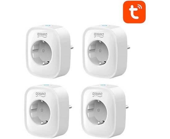 Smart socket WiFi Gosund SP1 (4-pack) Tuya