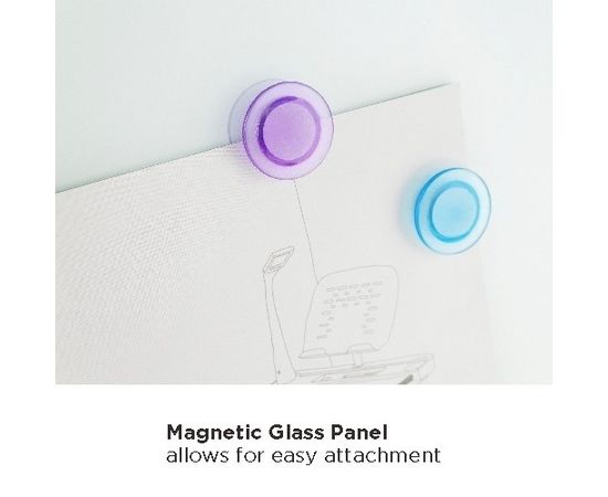 Glass white board Up Up 600x900mm Stikla tāfeles