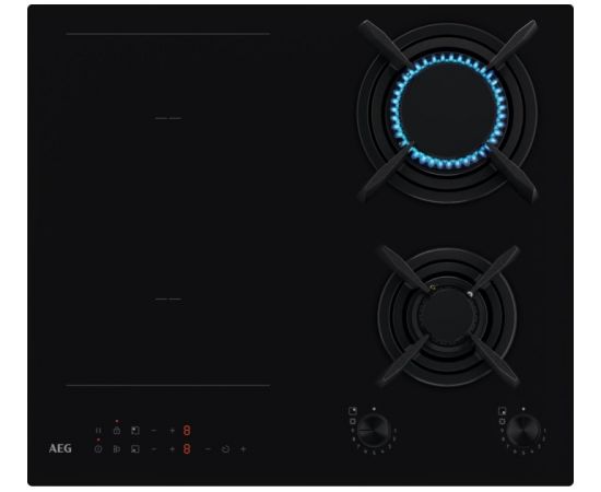 AEG HDB64623NB Gāzes + Indukcijas virsma