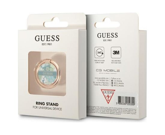 Guess Ring stand GURSHCHMAN zielony| green Flower