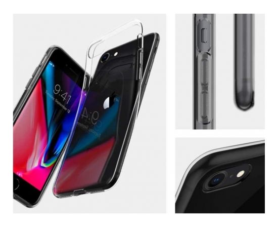 Fusion Ultra Back Case 0.3 mm Izturīgs Silikona Aizsargapvalks Priekš Apple iPhone SE 2020 | 2022 Caurspīdīgs