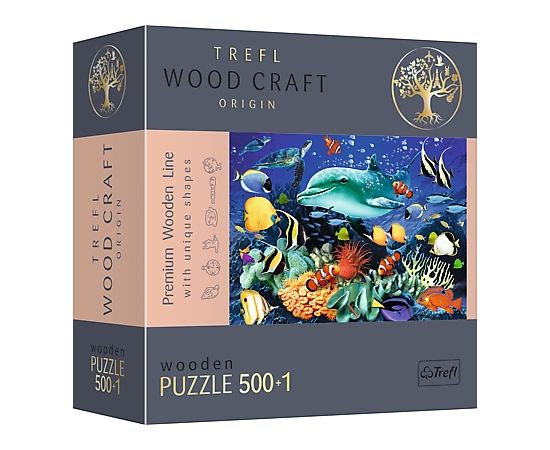 TREFL Koka puzle - Jūras dzīve, 500gb