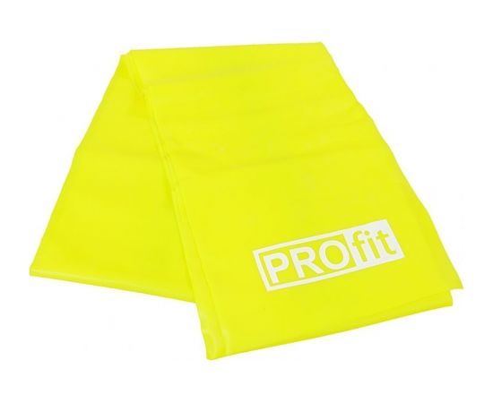 Pretestības gumija PROFIT LONG LIGHT 200x15x0,35cm yellow DK 2227