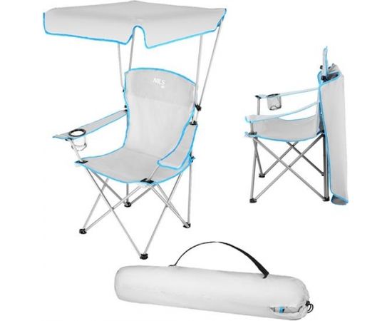 NC3087 GRAY Krēsls ar nojumi NILS CAMP