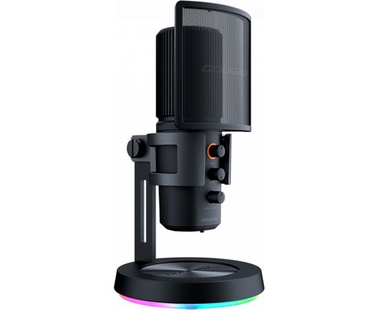 Cougar I Screamer-X I 3H500MK3B.0001 I MicrophoneI 3 Omni-Dimesion Mic / Noise Reduction / Pop Filter / RGB Base