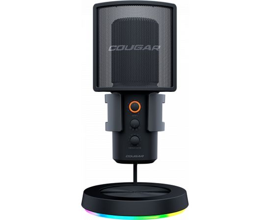 Cougar I Screamer-X I 3H500MK3B.0001 I MicrophoneI 3 Omni-Dimesion Mic / Noise Reduction / Pop Filter / RGB Base