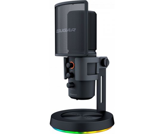 Cougar I Screamer-X I 3H500MK3B.0001 I MicrophoneI 3 Omni-Dimesion Mic / Noise Reduction / Pop Filter / RGB Base