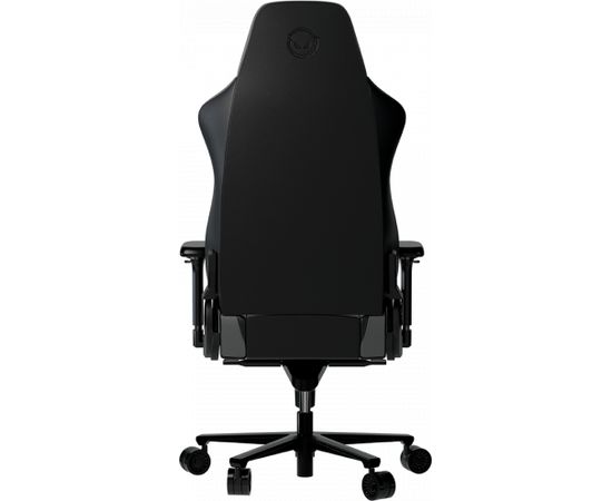 LORGAR Base 311, Gaming chair, PU eco-leather, 1.8 mm metal frame, multiblock mechanism, 4D armrests, 5 Star aluminium base, Class-4 gas lift, 75mm PU casters, Black + grey