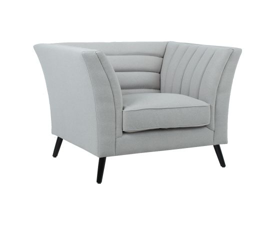 Atpūtas krēsls PIANO gaiši pelēks 112x87xH77cm Atpūtas krēsls 