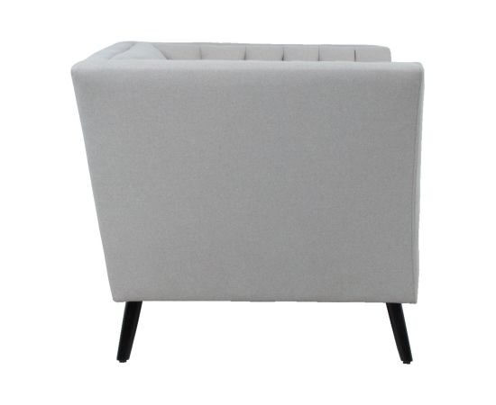 Atpūtas krēsls PIANO gaiši pelēks 112x87xH77cm Atpūtas krēsls 